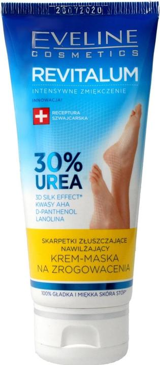 Eveline Revitalum 30% Urea Cream-Mask for keratoses-exfoliating scrapings 100ml (Fusscrème & Fussgel, 100 ml)