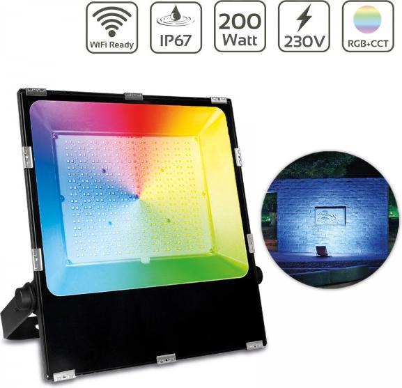 Produktbild Milight RGBW Funk Profi LED Flutlicht 200W IP65 (17000 lm, IP65)