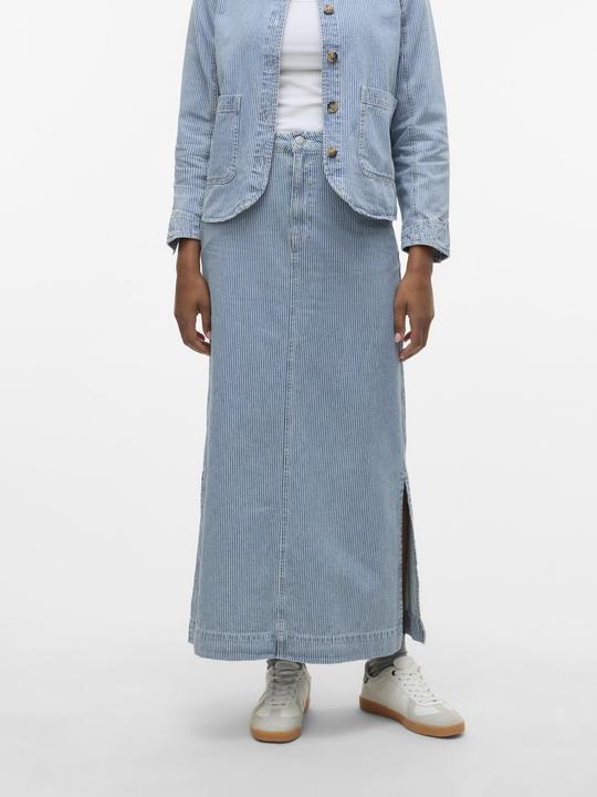 Produktbild Vero Moda VMBIRKLEY Mittlere Taille Langer Rock Jeansrock (XS)