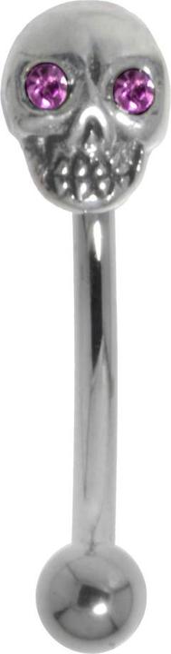 Immagine prodotto Bijouteria Piercing sopracciglio (Acciaio chirurgico 316L, Vetro (di orologio), Argento 925)