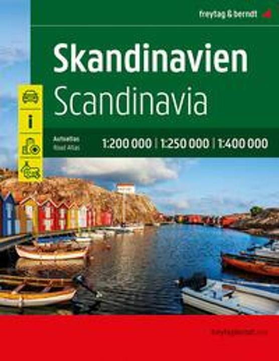 Immagine prodotto Scandinavia, atlante automobilistico 1:200.000 - 1:400.000, freytag & berndt