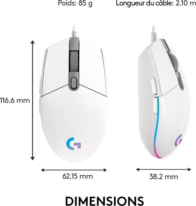 Produktbild Logitech G G203 Lightsync (Kabelgebunden)