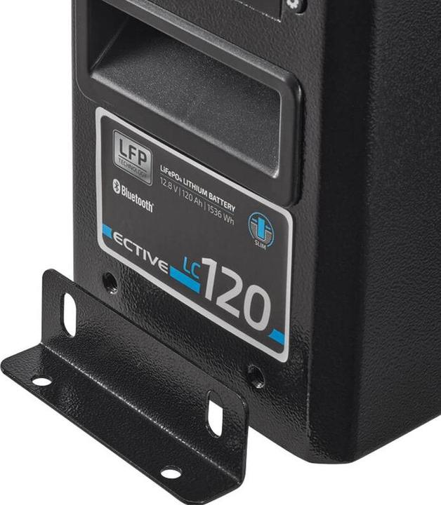 Produktbild Ective LC 120 SLIM BT 12V LiFePO4 Lithium Versorgungsbatterie 120Ah (12 V, 120 Ah)