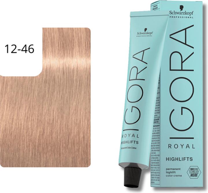 Immagine prodotto Schwarzkopf Professional Igora Royal Highlifts colore dei capelli (12-46 speciale cioccolato beige biondo speciale)