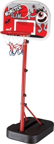 Power Play Basketball Kurv 'Monster Slam' 138-166 cm på stander