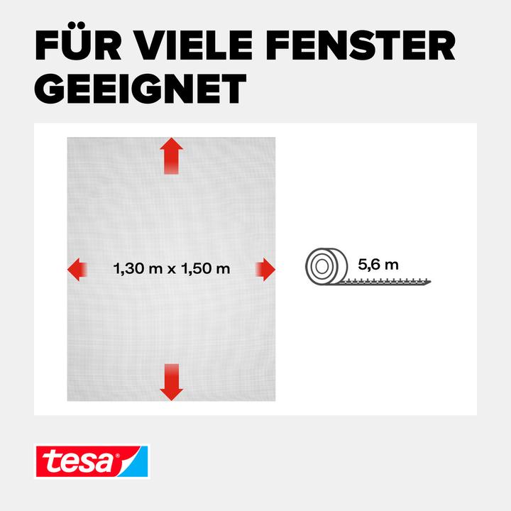 Actual product image tesa Insect screen STANDARD window (130 x 150 cm)