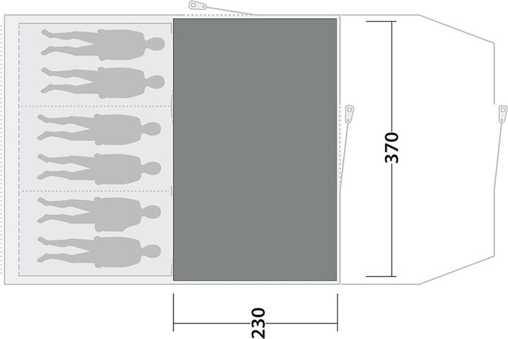 Actual product image Outwell Cozy Carpet Carolina 6