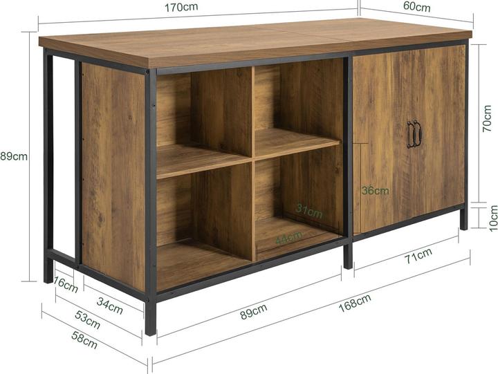 Produktbild SoBuy Kommode (170 x 89 x 60 cm)