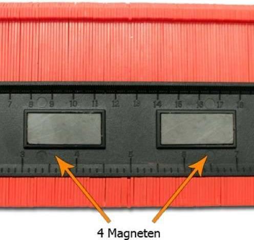 Actual product image Yato YT-3736 Profile gauge, 260 mm