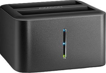 Produktbild Axagon ADSA-D25 storage drive docking station USB 3.2 Gen 1 (3.1 Gen 1) Type micro-B Black (2.5")