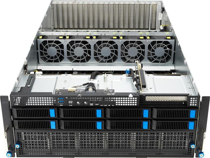 Actual product image ASUS Server BAB ESC8000A-E12-SKU1/10G/3kW(2+2)/3PCIe