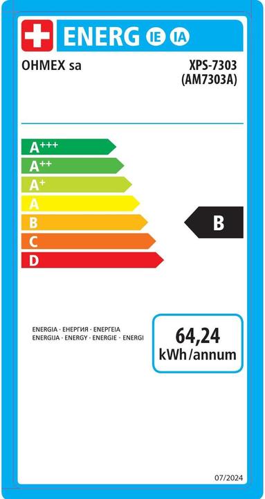 Energy Label Ohmex OHM-XPS-7303