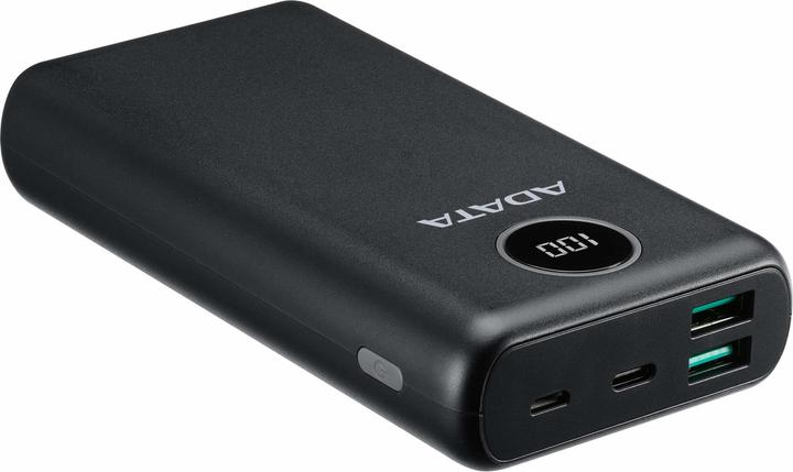 Produktbild Adata Power Pack P20000QCD Schwarz (20000 mAh, 18 W, 74 Wh)