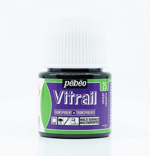 Produktbild Pebeo Vitrail Transparentfarben (Dunkelviolett, 45 ml)
