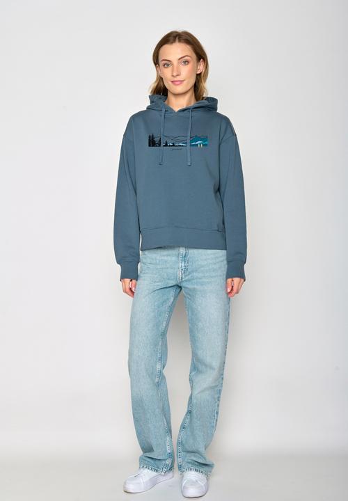 Actual product image Greenbomb Women's Nature Hike Mountains Flipper Pullover (M)