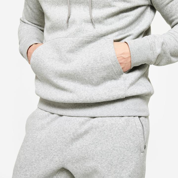 Actual product image Domyos Men's warm cotton sweatshirt - grey (3XL)