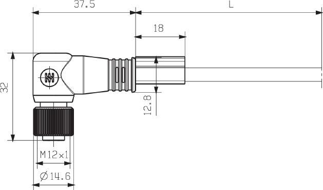 Image du produit Weidmüller SAIL-M12WM12W-CD-80A (8 m)