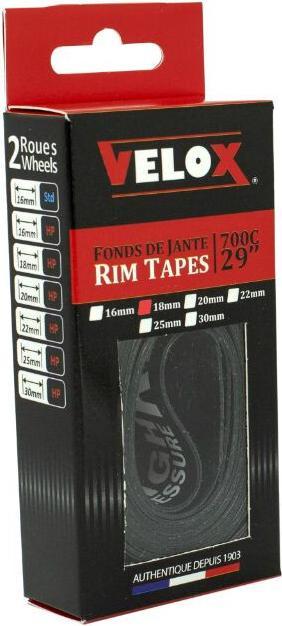 Produktbild Velox 2 Schachteln mit Hochdruck-Felgenband (18 mm)