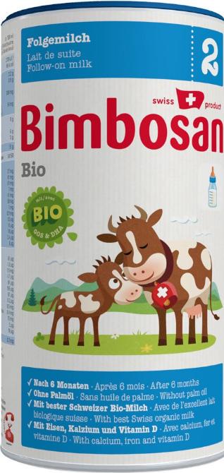 Actual product image Bimbosan Bio 2 (400 g, from 6 m.)