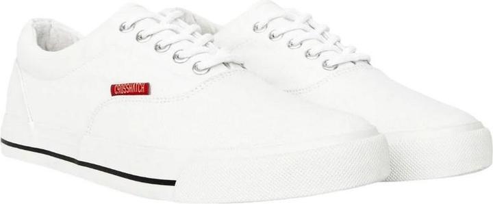 Actual product image Crosshatch Mens Skywalk Canvas Trainers (42)