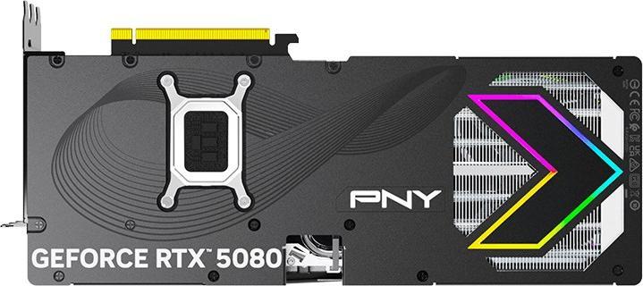 Actual product image PNY GeForce RTX 5080 ARGB Epic-X RGB Overclocked Triple Fan (16 GB)