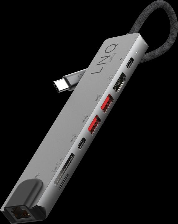 Produktbild LINQ Connects 8 in 1 Hub Pro (USB-C, 1 Ports)