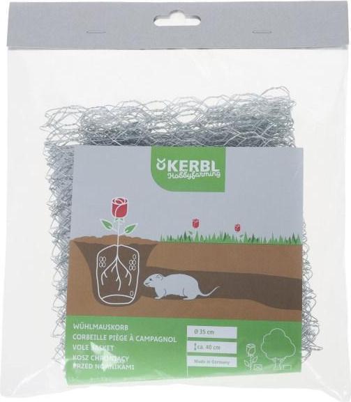 Kerbl Wühlmauskorb unverzinkt, gross, 60 cm