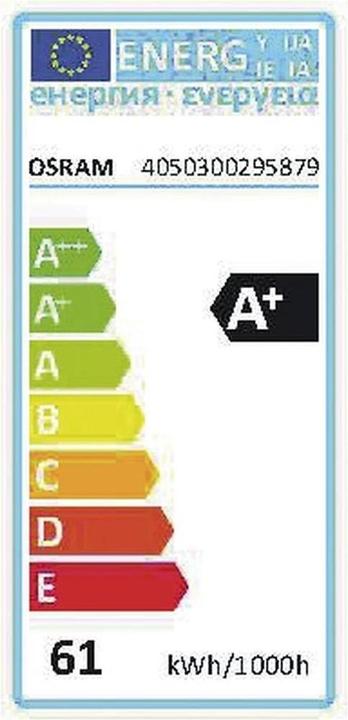 Energie-Label Osram Dulux (2G11, 55 W, 4320 lm, 1 x, G)