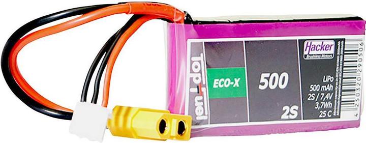 Image du produit Hacker Accu LiPo 25C (7.40 V, 500 mAh)