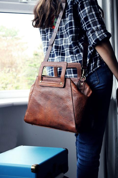 Immagine prodotto Only-Bags.Store Borsa in pelle, borsa a tracolla, borsa a manico alto, regalo di Natale
