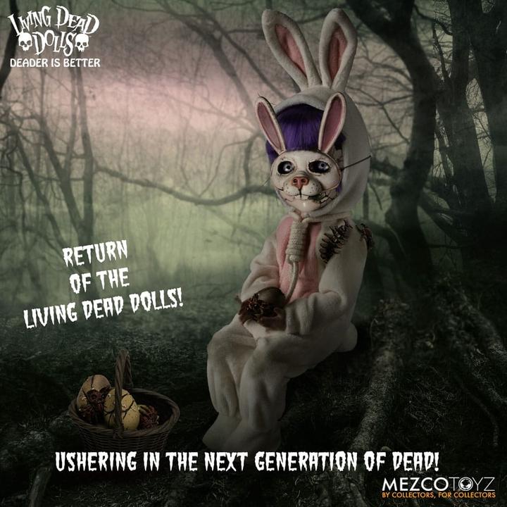 Produktbild Mezco Toys Living Dead Dolls poupée Eggzorcist 25 cm