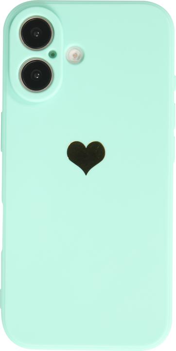 Immagine prodotto PhoneLook Tappetino in silicone Cuore Oro Turchese (Apple iPhone 16 Plus)