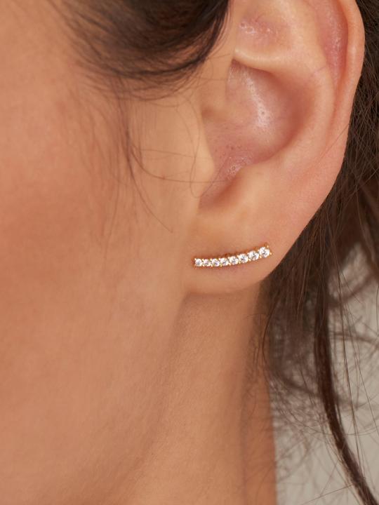Immagine prodotto Ania Haie Orecchini Glam Crawler Stud Argento 925 (Argento 925)