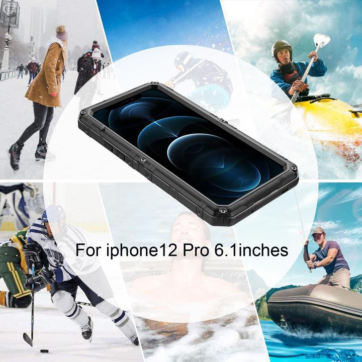 Actual product image Cadorabo Outdoor cover 360 degree protection (Apple iPhone 12 Pro)