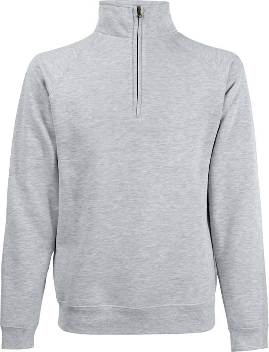 Fruit of the Loom Premium 7030 Sweatshirt mit Reissverschluss am Kragen (3XL)