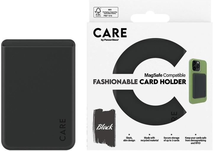 Productafbeelding PanzerGlass CARE by Modieuze Kaarthouder Zwart iPhone (Apple iPhone X)