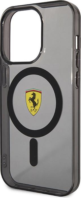 Immagine prodotto Ferrari FEHMP14XURKK Custodia rigida per iPhone 14 Pro Max 6,7" nera/nera Traslucida Magsafe (Apple iPhone 14 Pro Max)