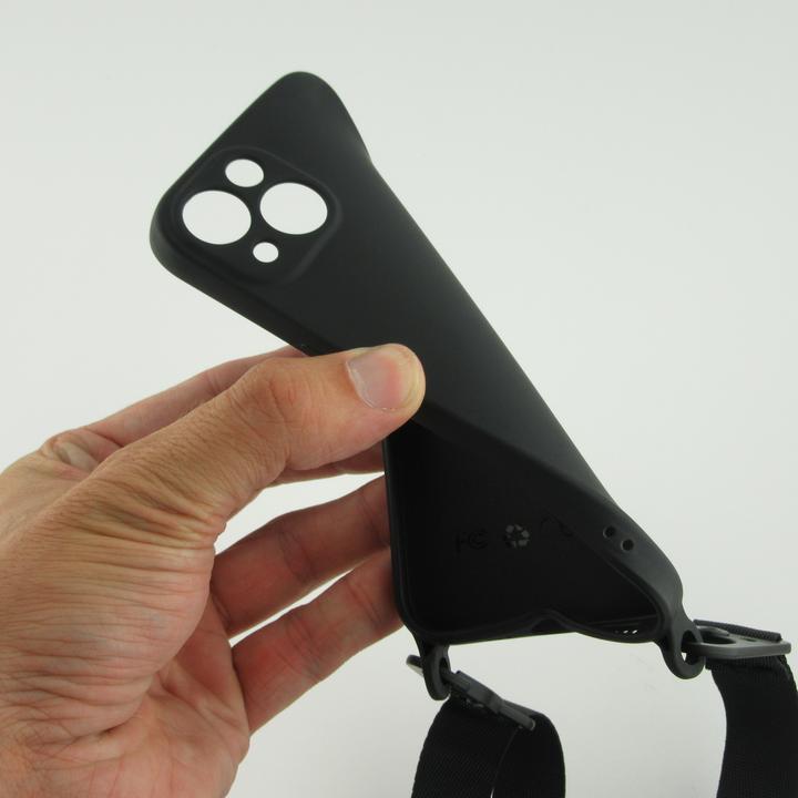 Actual product image PhoneLook Silicone cover with cord and hook (Apple iPhone 13 mini)