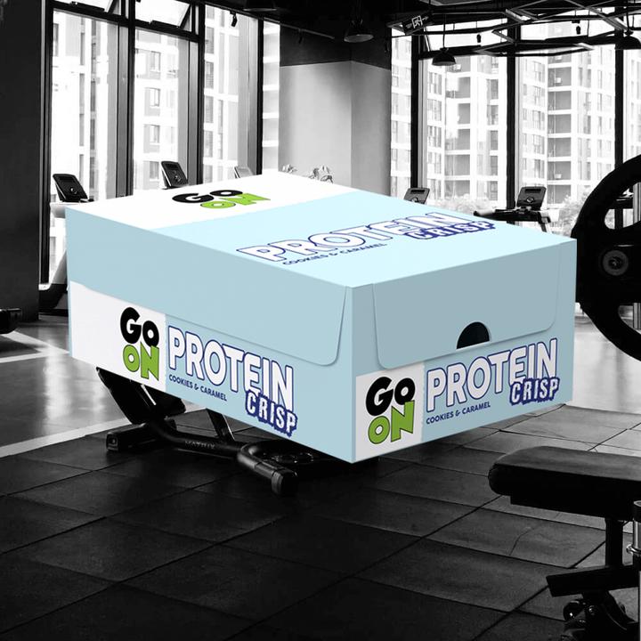 Actual product image Go On Nutrition Protein Crisp Bar (Cookies & Caramel, 1200 g)