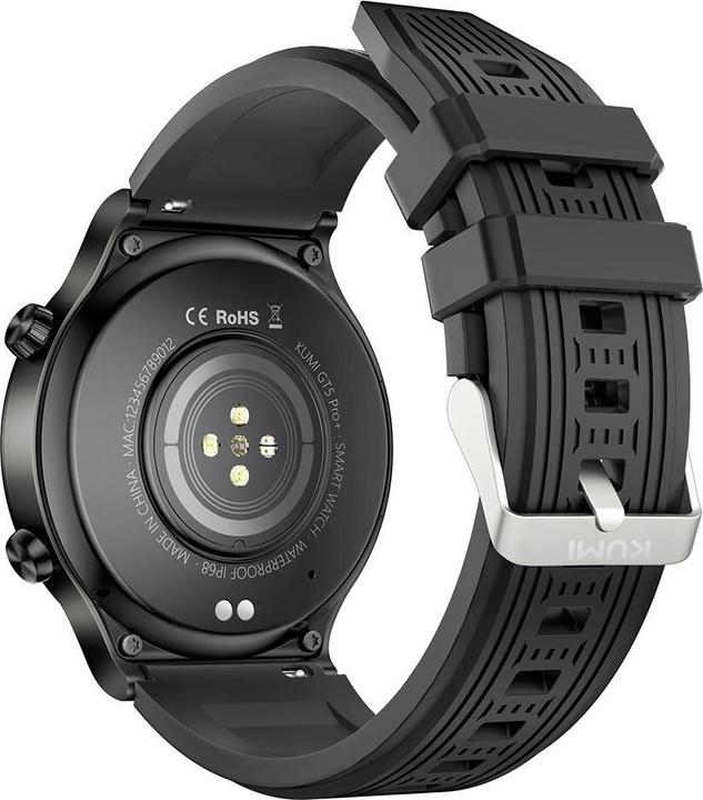 Actual product image Kumi Smartwatch GT5 Pro+ Black