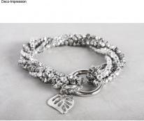 Image du produit Rayher Perle en verre, ø 4 mm, argent brillant, 100 pièce