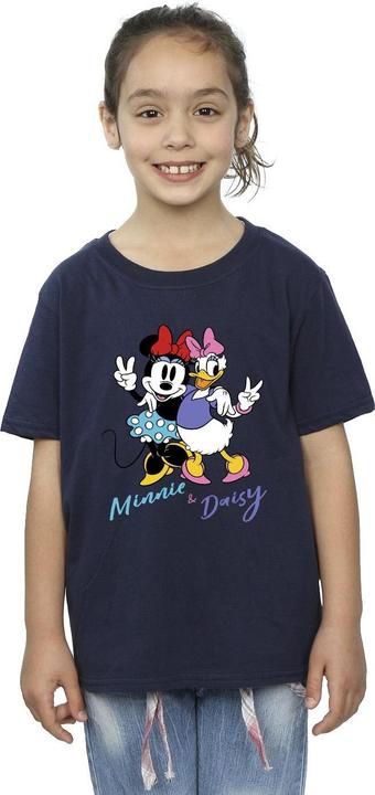 Actual product image Disney Girls Minnie Mouse And Daisy Cotton T-Shirt (140, 146)