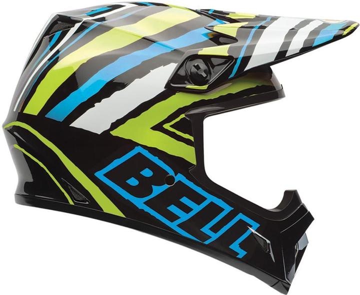 Produktbild Bell MX-9 TAGGER SCRUB PSYCHO Crosshelm sw-blau-grün S (S)