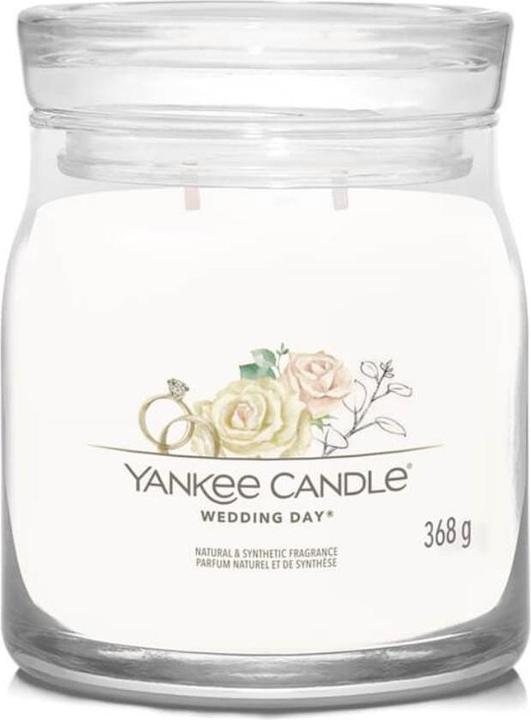 Actual product image Yankee Candle Scented Candle Wedding Day Signature Medium Jar
