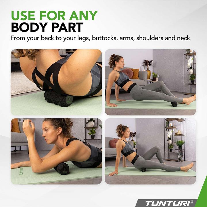 Actual product image Tunturi Massage-Rolle vibrierend