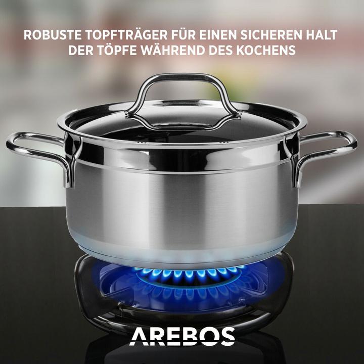 Actual product image Arebos Gas cooker glass