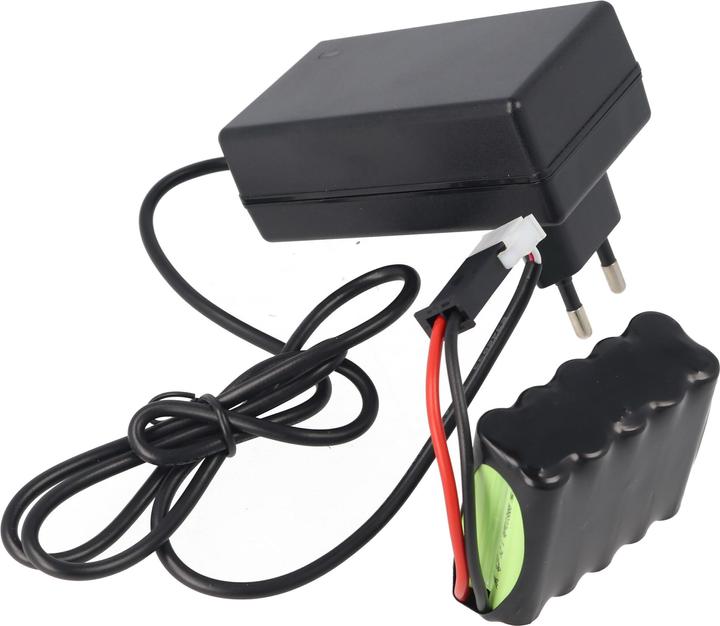 Actual product image AccuCell Quick charger exactly suitable for roma roller shutter 4511670 Battery 12V 800mAh (1 pcs., 800 mAh, Rechargeable battery)