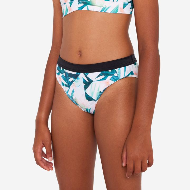 Produktbild Olaian Bikini-Hose Mädchen 900 Buddy rosa/geblümt (12, 13, 14)