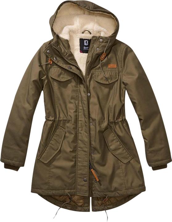 Brandit Damen Marsh Lake Parka Grösse 4XL Farbe Oliv (4XL)