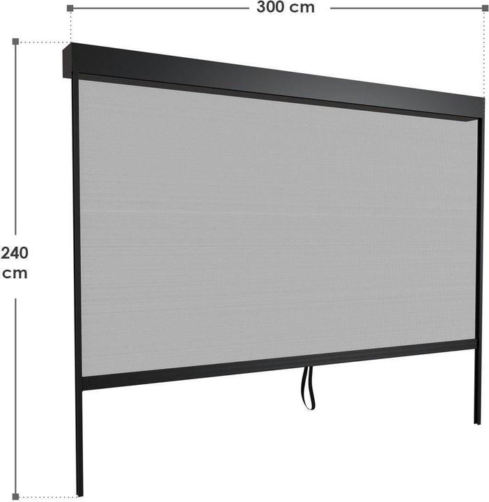 Immagine prodotto Juskys Seitenwand für Lamellendach Tahiti (240 cm, 300 cm)